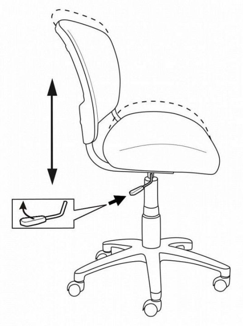 Кресло Бюрократ Ch-w296nx/15-48